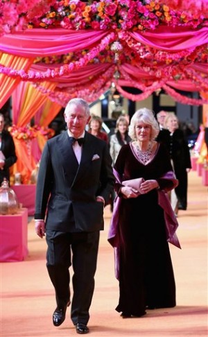 Britain's Prince Charles, left and Camilla, Duchess of Cornwall. AP