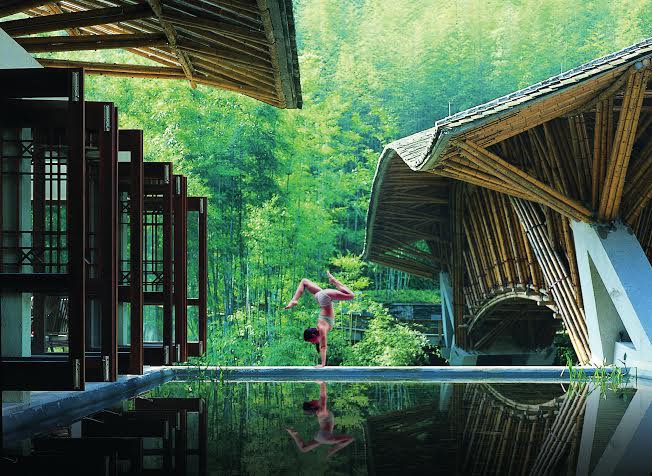 THE FENG SHUI principle of water and prosperity is reflected in Crosswaters, an ecolodge in China.