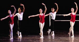 YOUNG scholars demonstrate the Vaganova style, the purest classical ballet form.