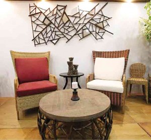 CALFURN takes pride in its woven pieces made of such materials as rattan, abaca,  plantation-species wood like mahogany and gmelina.