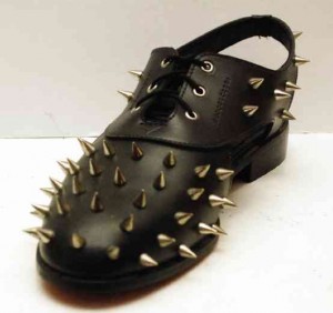 BLACK and spiky