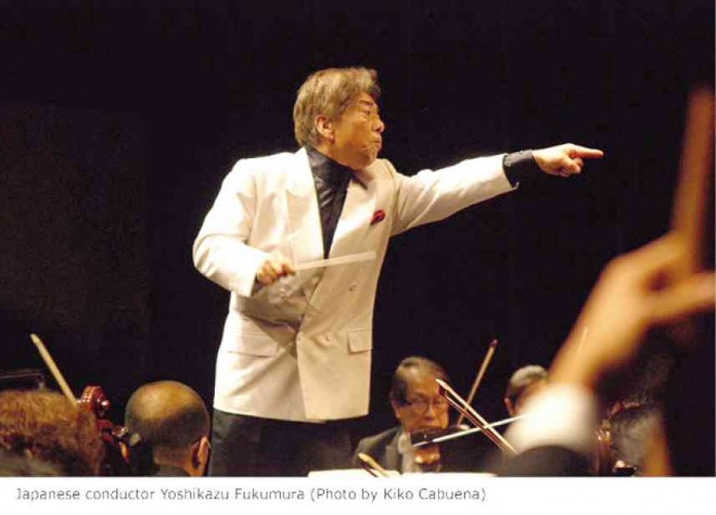 JAPANESE conductor Yoshikazu Fukumura PHOTOS BY KIKO CABUENA
