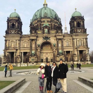 TESSA Valdes, Maurice Arcache, Mons Romulo, Anton San Diego at Berliner Dom Cathedral