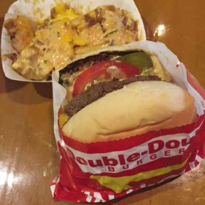 THE FAMED Double Double Animal Style burger