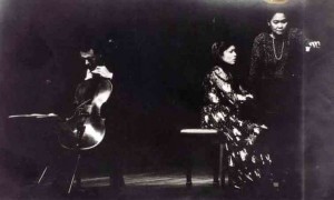 ANTONIOMeneses, Cecile Licad and Della Besa in Baguio City, 1986