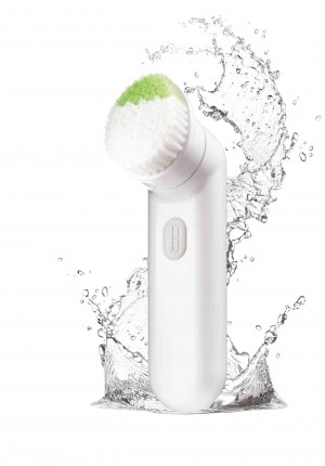 CLINIQUE recommends using the sonic brush with the brand’s signature facial soaps, but says you can also use it with other cleansers as long as they are water-soluble.