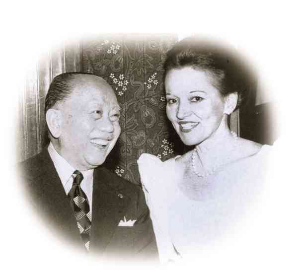 WRITER Beth Day and Gen. Carlos P. Romulo at the Waldorf Astoria in New York, 1979 PHOTO FROM THE BOOK “THE WRITER, THE LOVER AND THE DIPLOMAT” 