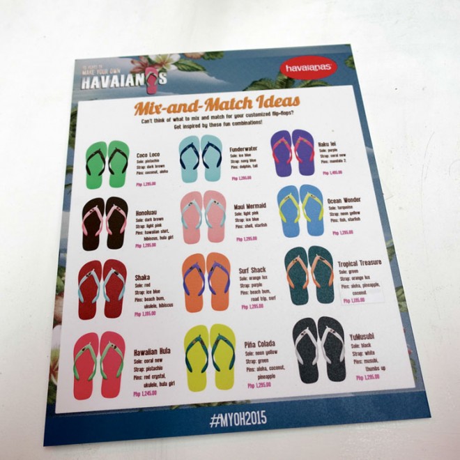 OVERWHELMED? Mix-and-match ideas from Havaianas.