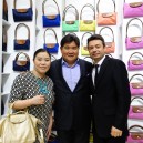 L-R: Yumi Matsumoto (Longchamp Area Manager for Asia-Pacific), SSI President Anton Huang, and LongchampAsia-Pacific GM François-Xavier Séverin