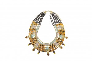 Beaded necklace inspired by Marrakesh