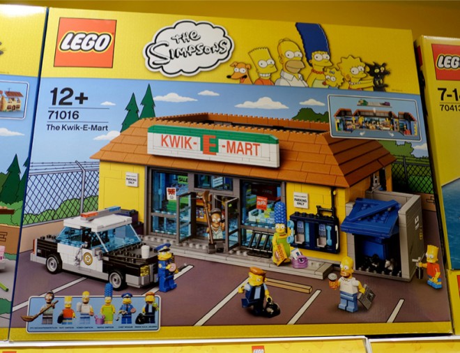 The Simpsons' Kwik-E-Mart set is available at the Lego Certified Store