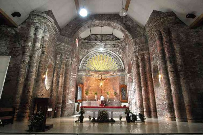 CHANCEL of the Church of St. Matthias, commonly called Tumauini Church, built in 1784 RICHARD A. REYES