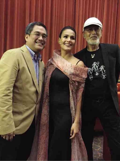 BENCAB fans Rico Hizon and Iza Calzado with the National Artist