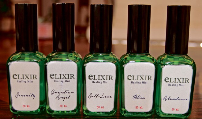 Elixir's most popular scents or healing mists that are made with very high quality premium oils help address emotional, physical and spiritual blockages.
