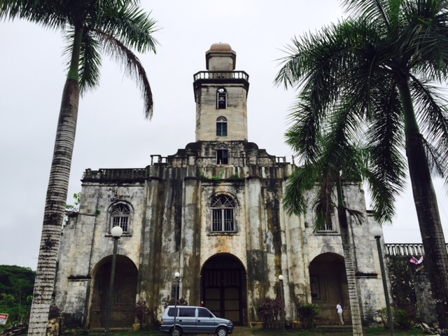 The Alburquerque Church is one of the fortunate ones that survived the magnitude-7.5 earthquake.
