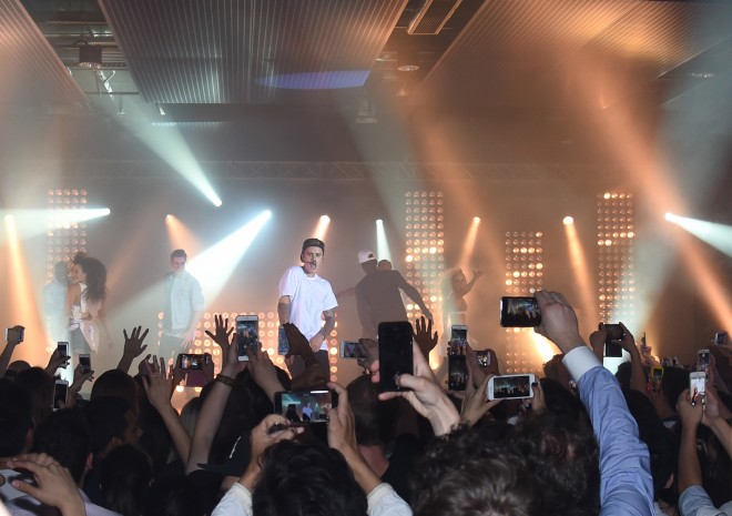 JUSTIN Bieber was the surprise performance during the CK Jeans event in Hong Kong