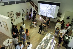 THE AUDIENCE gathers to watch the restored print of Manuel Conde's "Genghis Khan" and view the abstracts on display. LEO M. SABANGAN II