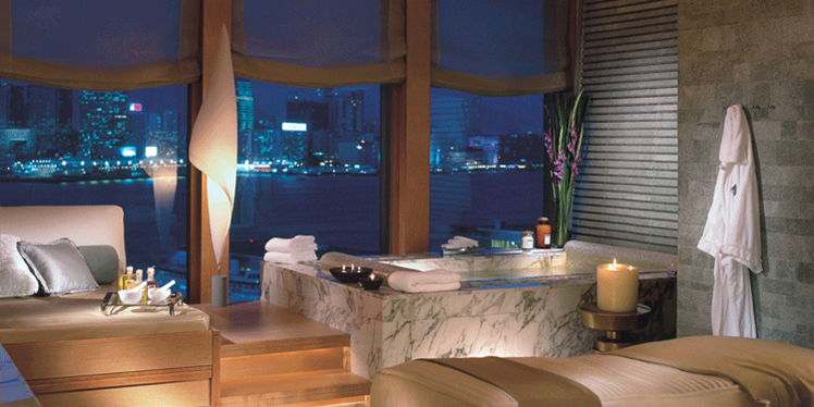 Four Seasons Hotel Spa is a year-round oasis of relaxation amid Hong Kong’s busy city life.