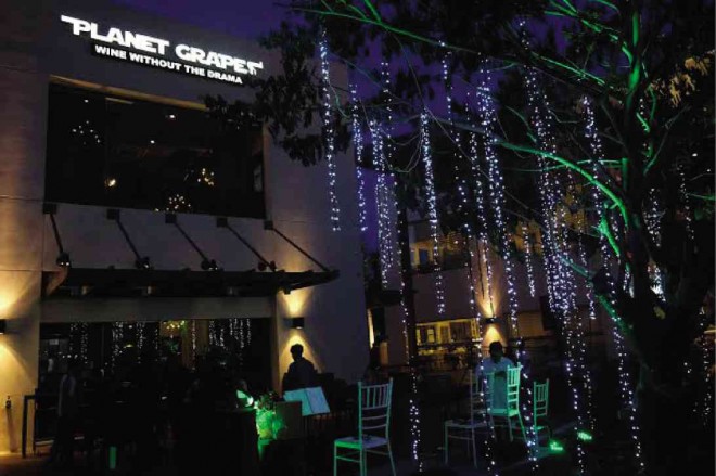 FAÇADE of the new Planet Grapes branch at the River Park, alongside Festival Mall in Alabang