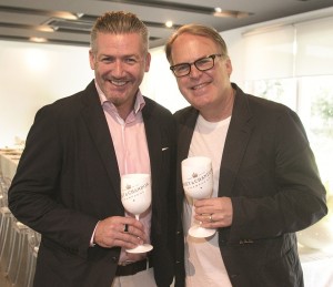 STEVEN Bullock, managing director of Moet Hennessy Philippines, and wine critic James Suckling