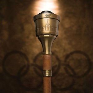 The 24-inch torch, featuring a brass finish and wood handle, is being offered by Heritage Auctions on July 30, 2015, at its Platinum Night Sports Auction in Chicago. It is the first significant piece of Jenner memorabilia to go to auction since the winner of the 1976 Olympic Decathlon Gold Medal became Caitlyn Jenner. AP
