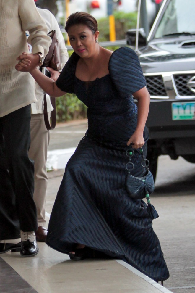 SONA RED CARPET / JULY 27,2015 Senator Nancy Binay. SONA RED CARPET. INQUIRER PHOTO / LEO M. SABANGAN II