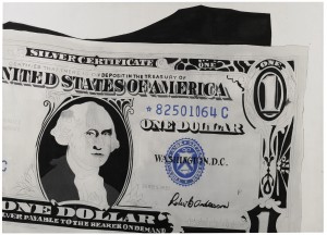 Warhol's "One Dollar Bill" (Photo courtesy of Sotheby's)
