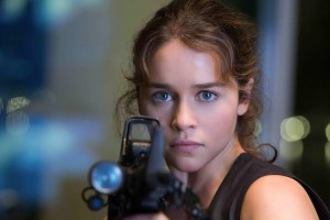 SARAH Connor (Emilia Clarke) is the gun-toting mother of John Connor