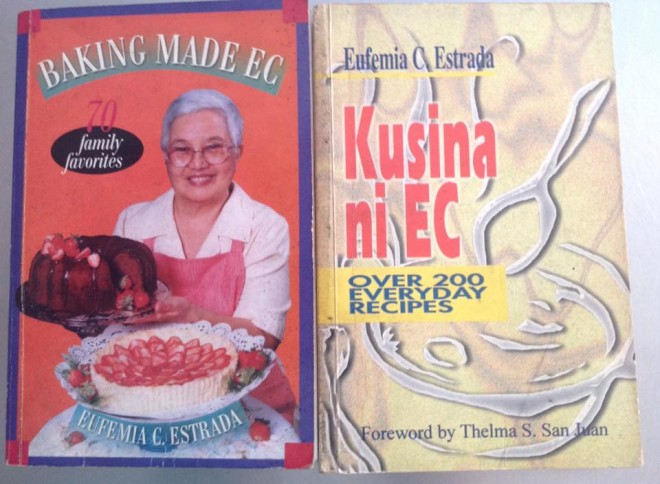 BESTSELLING cookbooks, “Baking Made EC” (2001) and “Kusina ni EC” (1997), by former Inquirer Lifestyle food columnist Eufemia “EC” Estrada