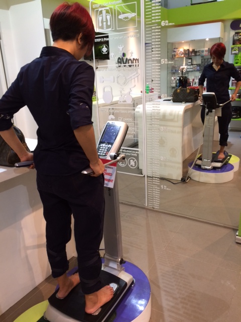 Get a free full-body composition analysis at Move. PHOTO: ANNE A. JAMBORA