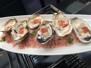 HOT Oysters in Champagne Sauce