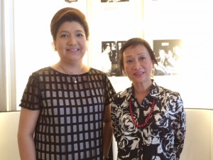 Dr. Leni Iboleon, Dr. Mary Anne Lim-Abrahan. PHOTO: ANNE A. JAMBORA