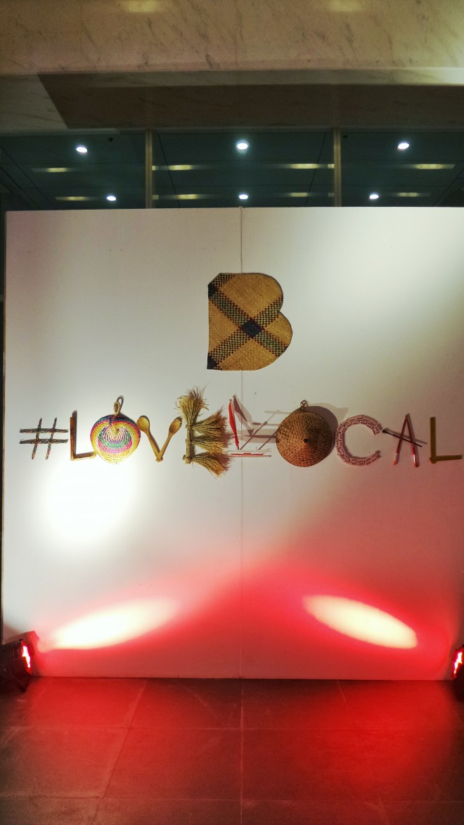 THE WELCOME sign at the Bench #LoveLocal event