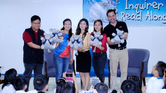 GUEST storytellers, from left, were MTRCB Chair Toto Villareal, Sophia School principal Ann Abacan, actress Sheena Halili, and MTRCB board members Gladys Reyes and Bobby Andrews. ROMY HOMILLADA
