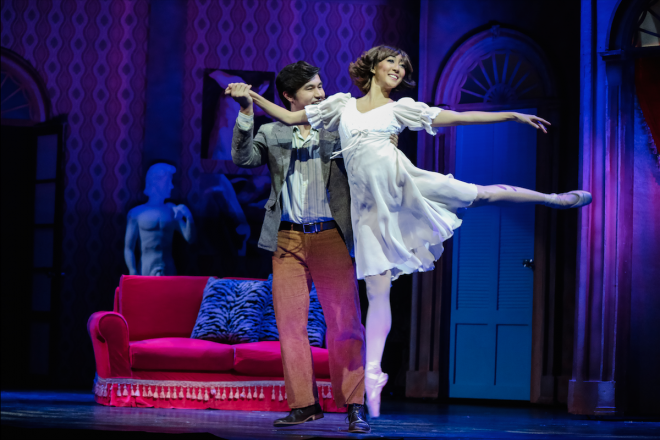 Steven Silva and Joni Galeste play young lovers Jean-Michel and Anne.