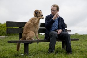 SIMON Pegg and his canine companion, voiced by Robin Williams