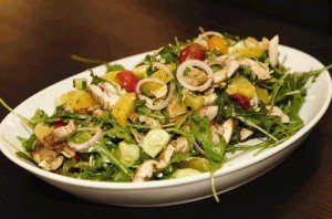 Grilled chicken salad by chef Wade Watson