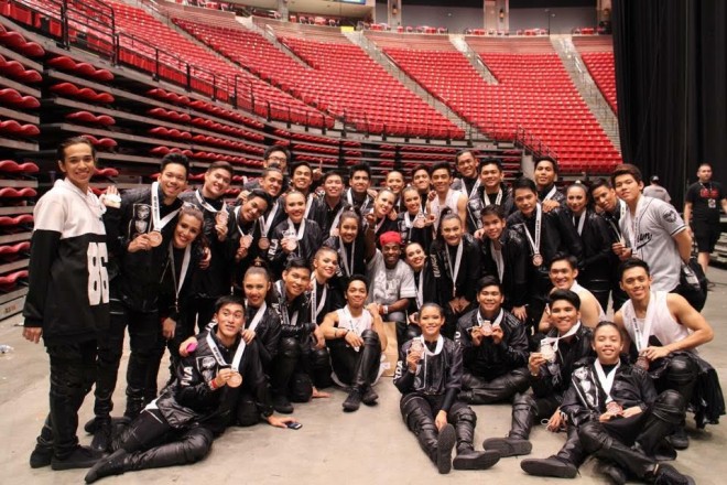 A-TEAM from the Philippines, bronze medalist in the megacrew division