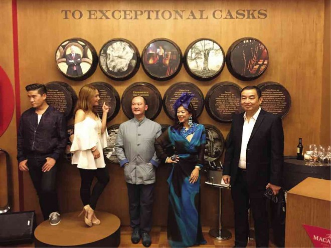 THE PHILIPPINE media set: Tim Yap, Cheryl Tiu, Pepper Teehankee, Sea Princess and Alvin Uy