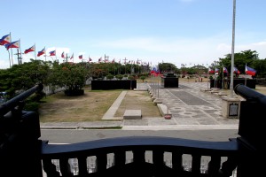 VIEW from the watchtower, overlooking Aguinaldo Park