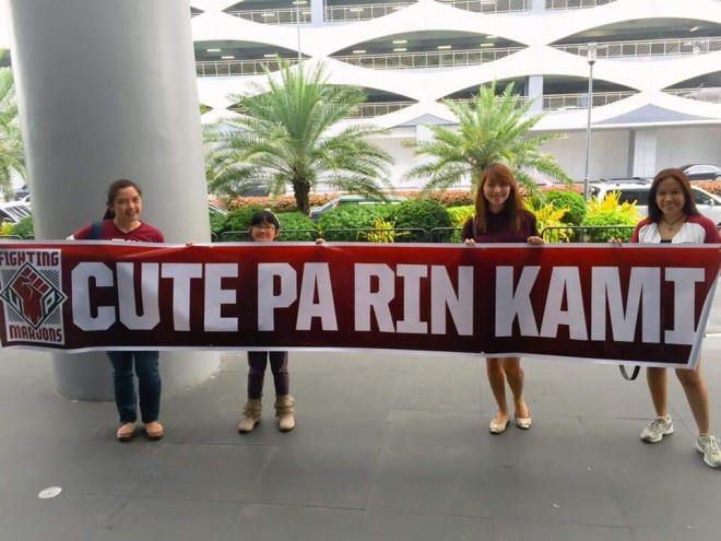 UP FANS always have the quirkiest of fan signs. PHOTO FROM #NOWHERETOGOBUTUP FACEBOOK PAGE