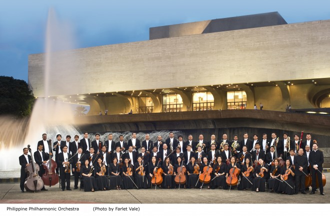 The Philippine Philharmonic Orchestra. 