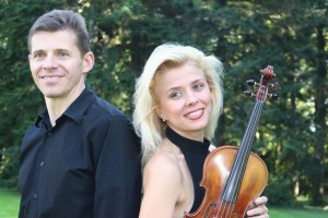 FRENCH pianist Thierry Huillet and Romanian violinist Clara Cernat