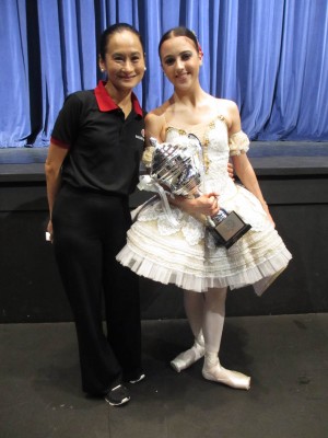 ELIZALDE with Ballet Manila company artist Katherine Barkman