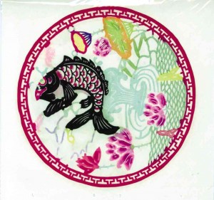 PAPER cut pieces featuring Oriental designs