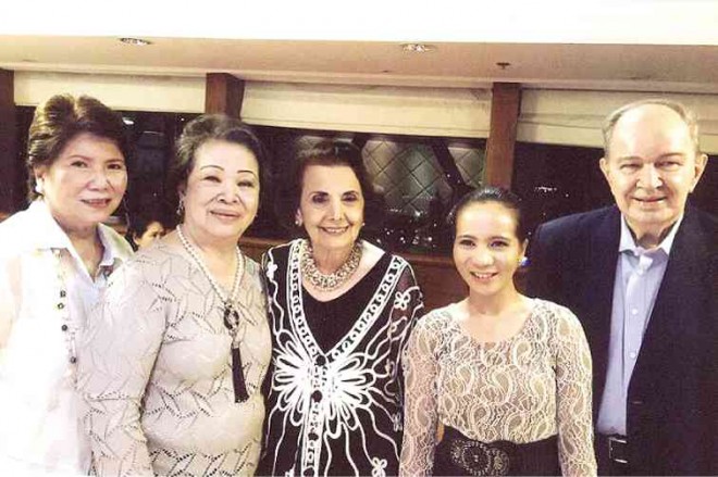 ROSEMARY Dakay, Vivina Yrastorza, TeresinMendezona, soprano Izarzuri Vidal and Jaime Picornell