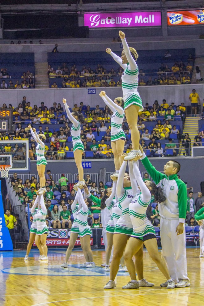 THE DLSU Animo Squad during halftime