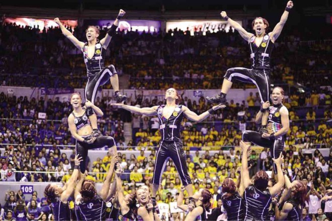 THE UNIVERSITY of the Philippines Pep Squad during last year’s cheerdance competition