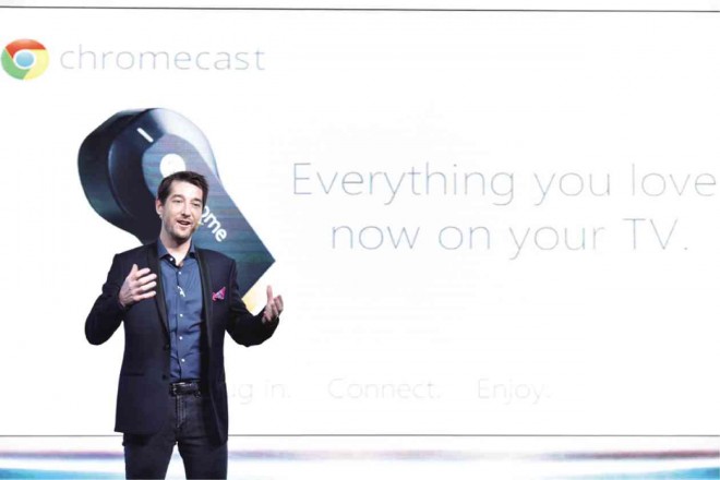 Globe Senior Advisor for Consumer Business Dan Horan showcases the features of Chromecast and how it can transform the entertainment experience at home with a simple tap on one’s mobile device