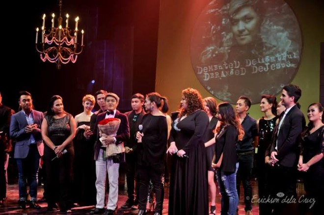 Menchu Lauchengco-Yulo, Bituin Escalante, Cris Villonco, The CompanY and 30-plus other artists performed in Vincent de Jesus’ concert at Tanghalang Aurelio Tolentino, the second of CCP’s Triple Threats concert series this year. PHOTO BY ERICKSON DELA CRUZ